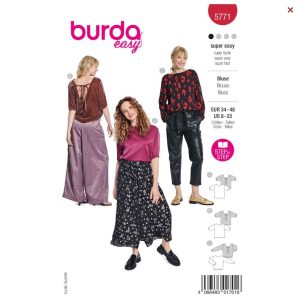 Burda-style-naaipatroon-blouse-5771