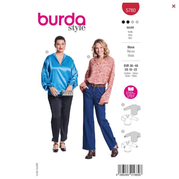 Burda-style-naaipatroon-blouse-5780