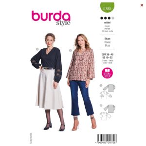 Burda-style-naaipatroon-blouse-5785