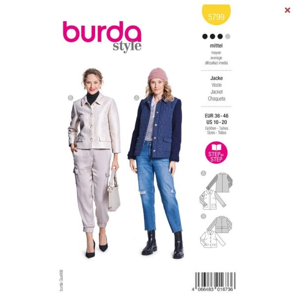Burda-style-naaipatroon-jacket-5799