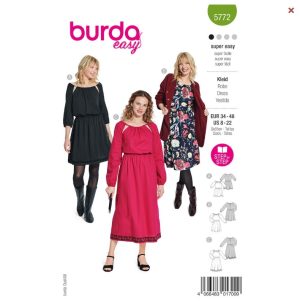 Burda-style-naaipatroon-jurk-5772