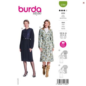 Burda-style-naaipatroon-jurk-5784