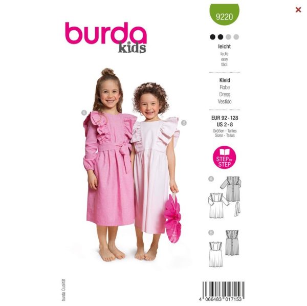 Burda-style-naaipatroon-kids-jurk-9220