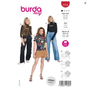 Burda-style-naaipatroon-shirt-5774