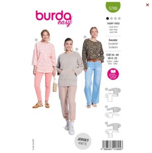 Burda-style-naaipatroon-sweater-5788