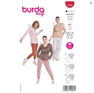 Burda-style-naaipatroon-t-shirt-5786