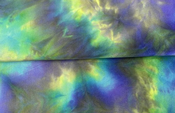 Lycra-stof-tiedye-glamprint-blauw-groen
