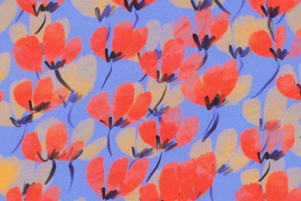 Viscose-radiance-stof-bloemenprint-x1245