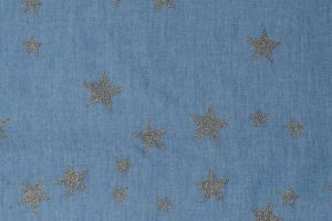 Denim-jeans-stof-sterren-x1389