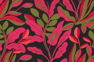 Katoen-satijn-stof-lush-leaves-nerida-hansen-x1288