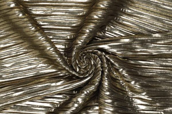 Plisse-stof-metallic-lizzy-goud-x1279