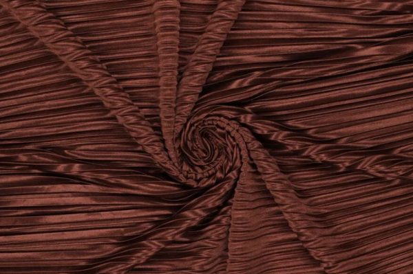 Plisse-stof-pleated-lixxy-glans-bruin-x1281