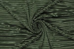 Plisse-stof-pleated-lizzy-glans-donkergroen-x1284