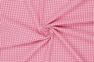 Seersucker-katoen-stof-ruit-fuchsia-Y32