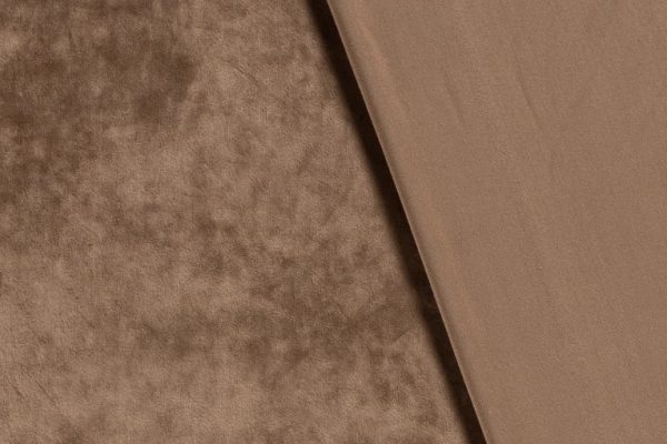 Velours-stretch-stof-donker-zand-vs053-2