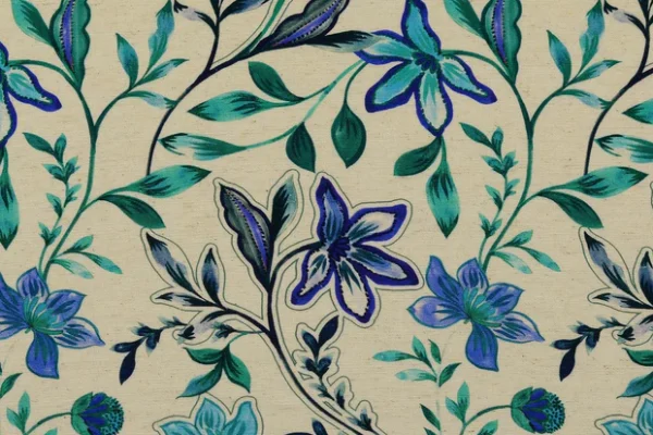 Viscose-stof-bloemenprint-y64