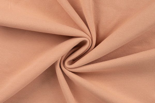 Wafeldoek-stretch-stof-zalm-qj06-2