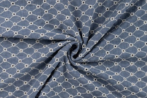 Broderie-melange-katoen-stof-jeansblauw-y155-2