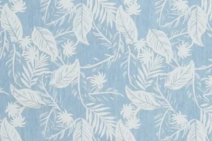 Denim-look-katoen-stof-bladprint-y137