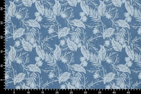 Denim-look-katoen-stof-bladprint-y138-3