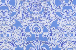 Katoen-voile-stof-delfts-blauw-ornamenten-y75