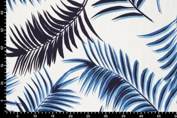 Linnen-viscose-stof-bladprint-y116-3