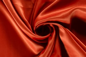 Viscose-satijn-stof-roest-y215