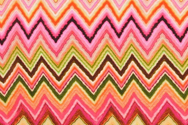 Viscose-satijn-stof-zigzagprint-y80