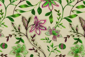 Viscose-stof-bloemenprint-y65