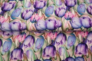 Tricot-katoen-stof-tulpenprint-y327