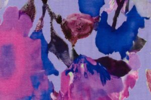 Viscose-nylon-twill-stof-bedrukte-bladprint-y255