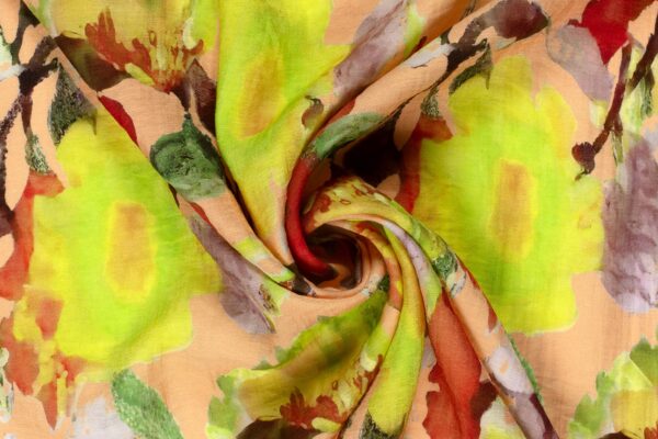 Viscose-nylon-twill-stof-bedrukte-bladprint-y257-2
