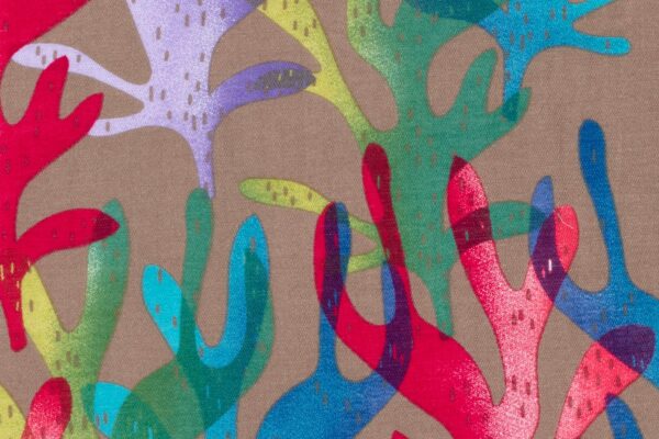 Viscose-stof-bladprint-y253