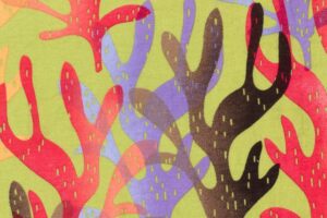 Viscose-stof-bladprint-y254
