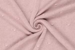Gebreide-stof-stippen-poeder-roze-y477