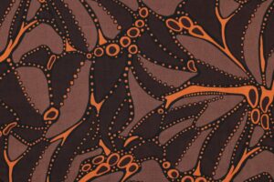 Katoen-satijn-stof-abstracte-grafische-bloemenprint-y535