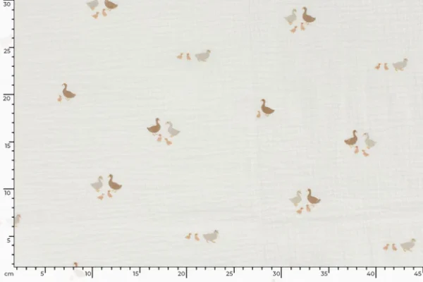 Mousseline-dubbeldoek-stof-eendenprint-y582-3