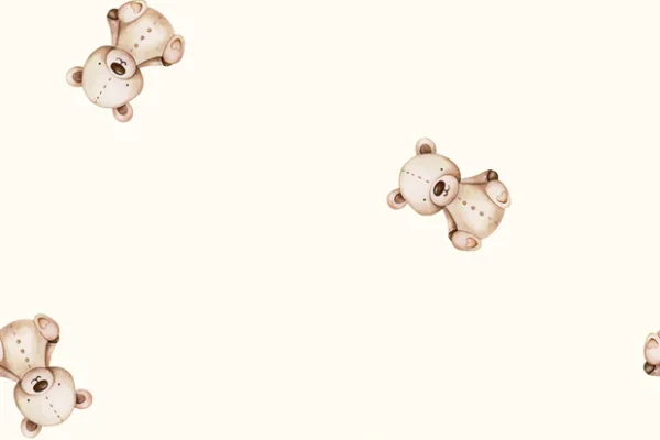 Mousseline-dubbeldoek-stof-knuffelberenprint-y613