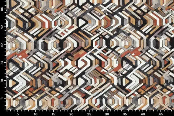 Tricot-katoen-stof-digitale-hexagonprint-y496-3