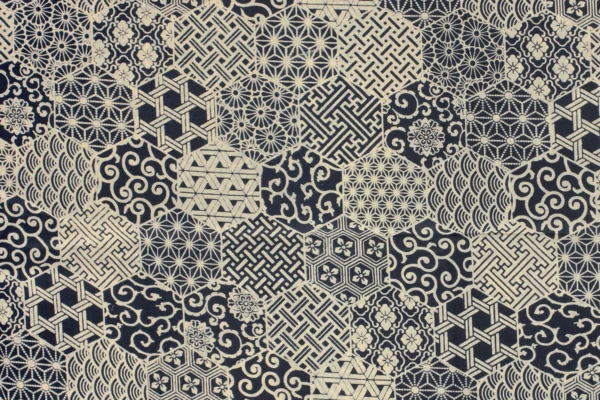 Batik-poplin-voile-katoen-stof-hexagon-tegeltjesprint-y649-3