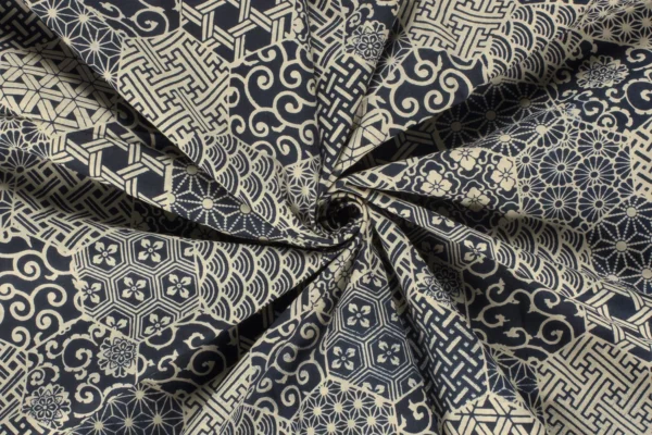 Batik-poplin-voile-katoen-stof-hexagon-tegeltjesprint-y649-2