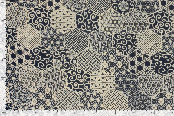 Batik-poplin-voile-katoen-stof-hexagon-tegeltjesprint-y649-4
