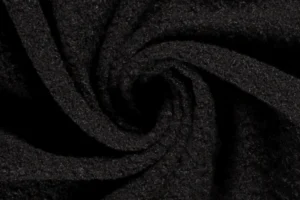 Boucle-stof-zwart-y679