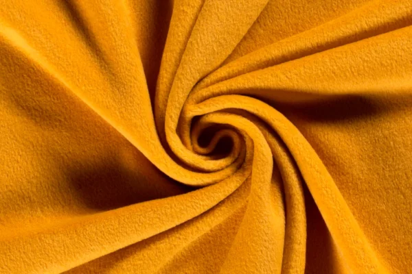 Fleece-stof-oker-geel-fl134
