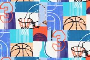 French-terry-stof-digitale-basketbalprint-y631