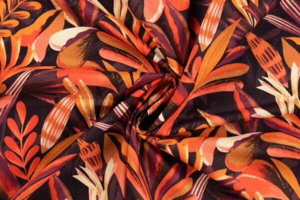 Katoen-voile-stof-bladprint-y475A-3