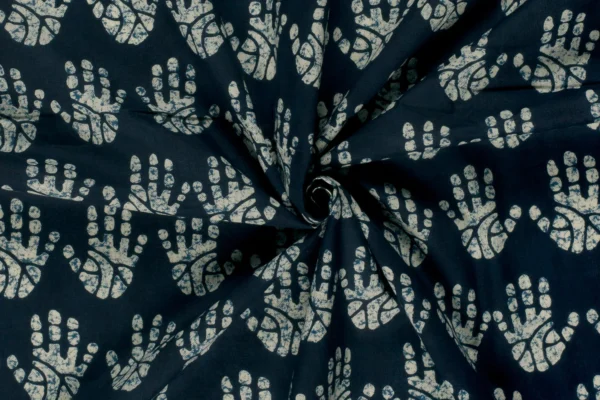 Katoen-voile-stof-handprint-y621-2