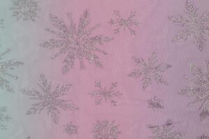Mesh-stof-glitter-ijssterren-y618