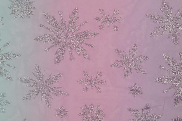 Mesh-stof-glitter-ijssterren-y618