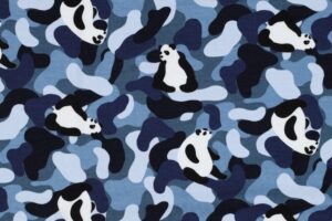 Soft-sweat-stof-panda-camouflageprint-y628